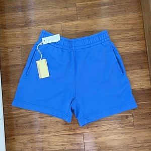 Wilfred Free Terry 5 inch shorts in gd playful purple